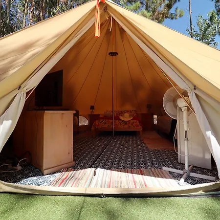Private Luxurious Glamping With Solar Heated Swimming Pool Tv And Wi-fi Camping Tábua